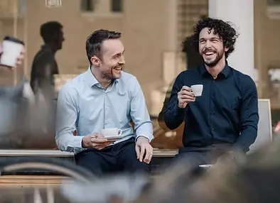 Friends Drinking Coffee