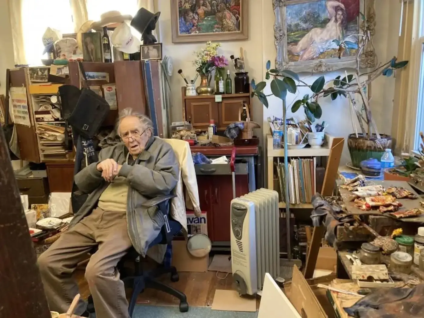 Painter Creates A Century’s Worth of Art