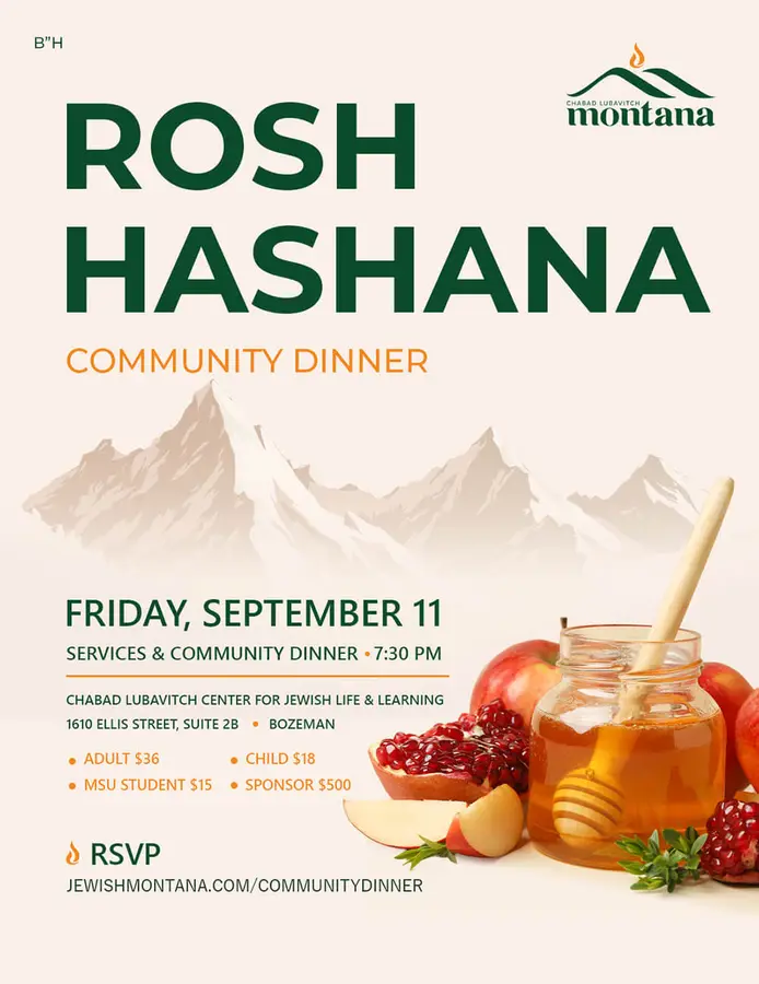 Rosh Hoshana Community Dinner Registration