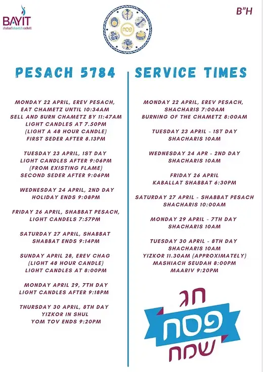 PESACH SERVICES