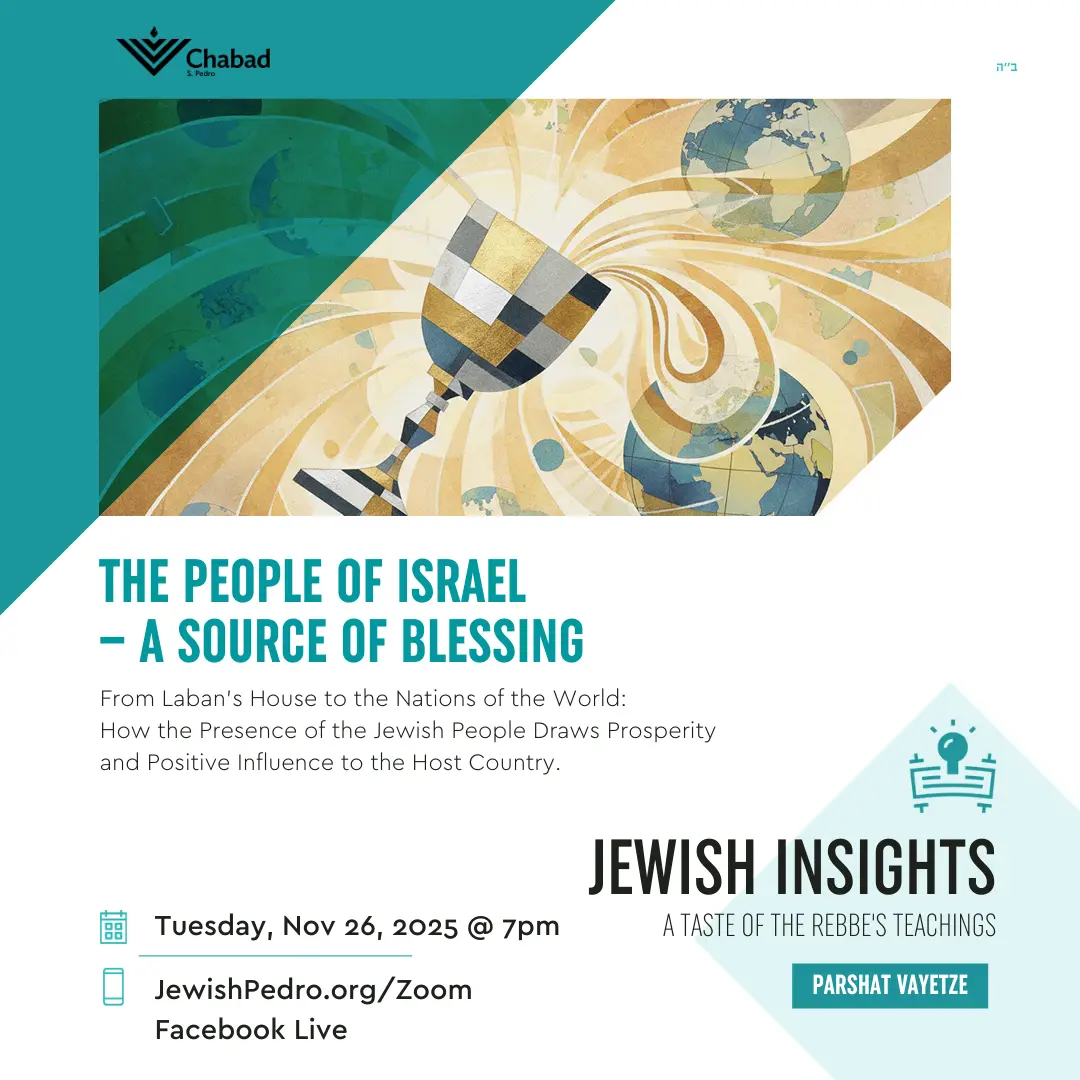 Jewish Insights weekly flyer