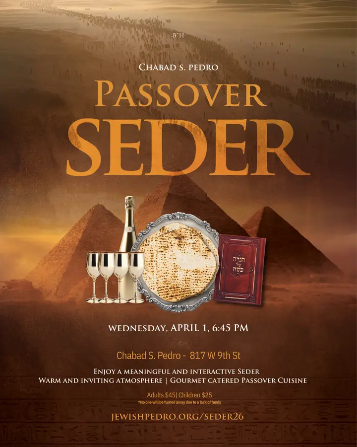 Passover Seder flyer
