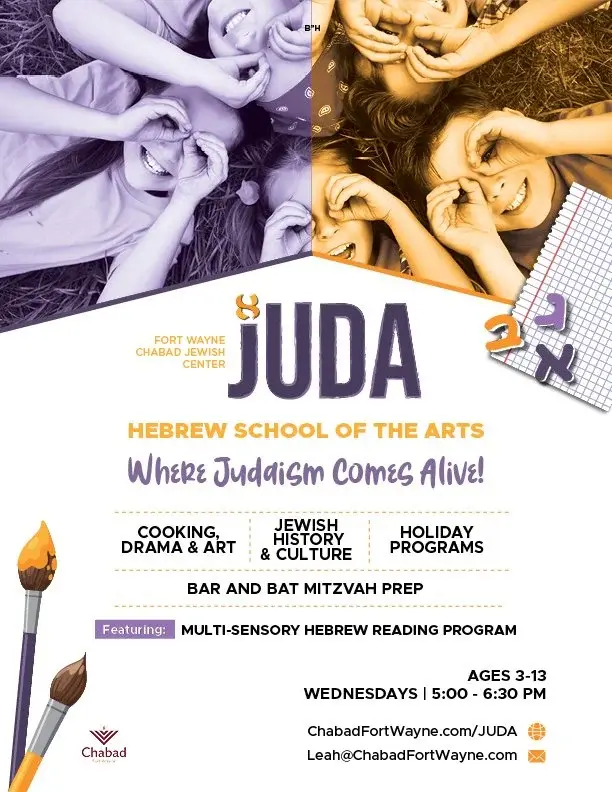 JUDA HEBREW SCHOOL OF THE ARTS 2026-27 Early bird REGISTRATION: $50 off until july 1