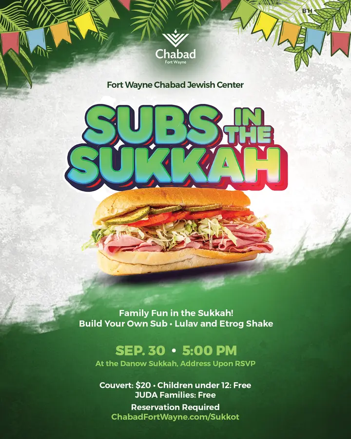 SUBS IN THE SUKKAH 2026