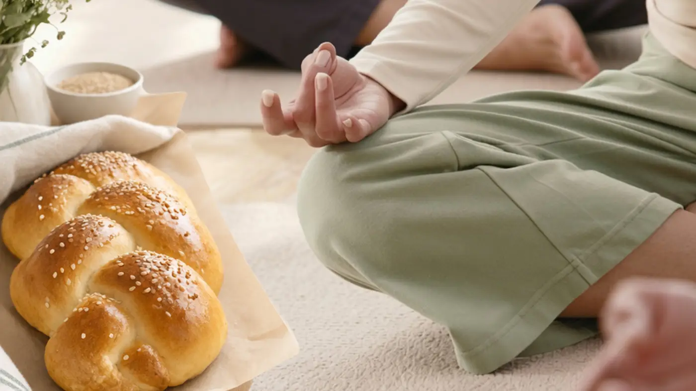 CHALLAH & YOGA FRIDAY | OCTOBER 30 | 10:00am A beautiful Friday morning of yoga, challah making & connection.