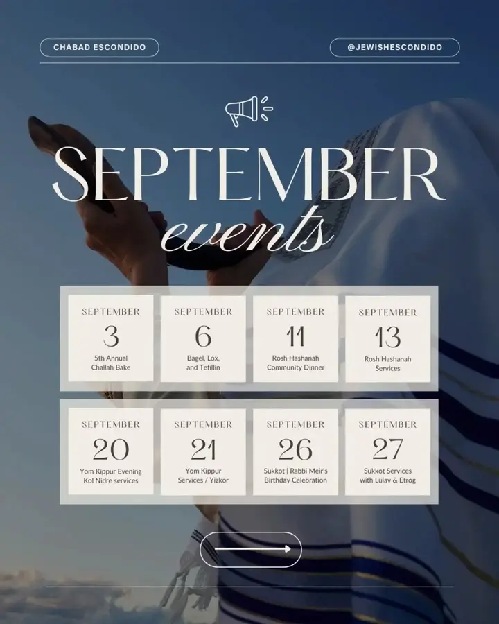 THERE’S ALWAYS SOMETHING HAPPENING AT CHABAD ESCONDIDO
