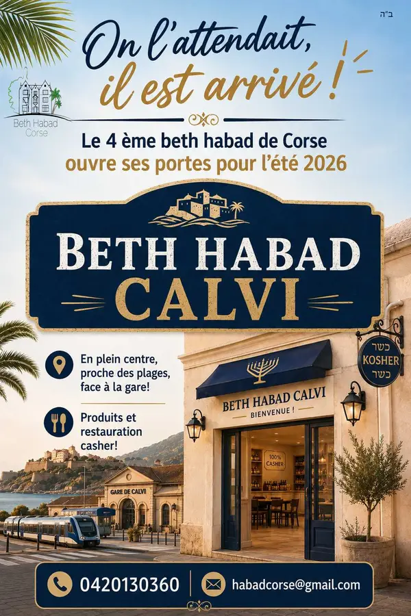 Make a donation Beth Habad Calvi