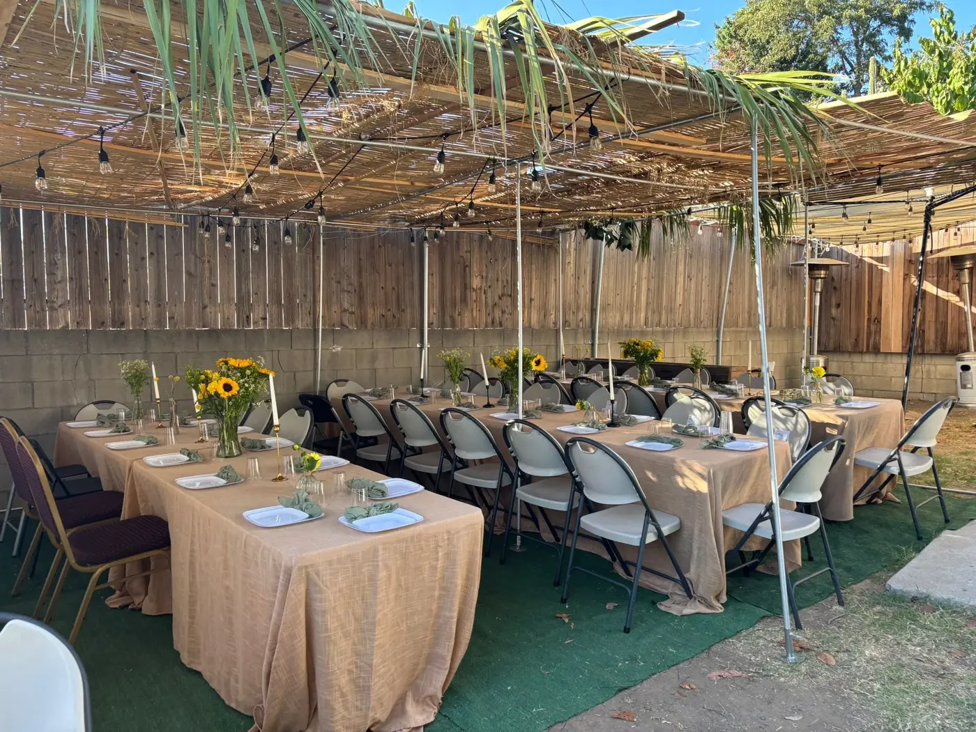 Dinner in the Sukkah