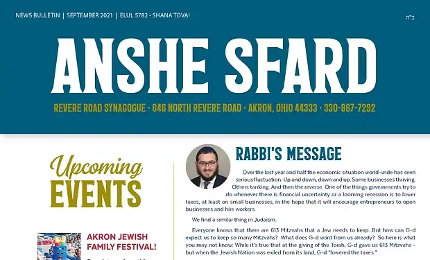 Rosh Hashana 5782-2021 September 2021 Read Here
