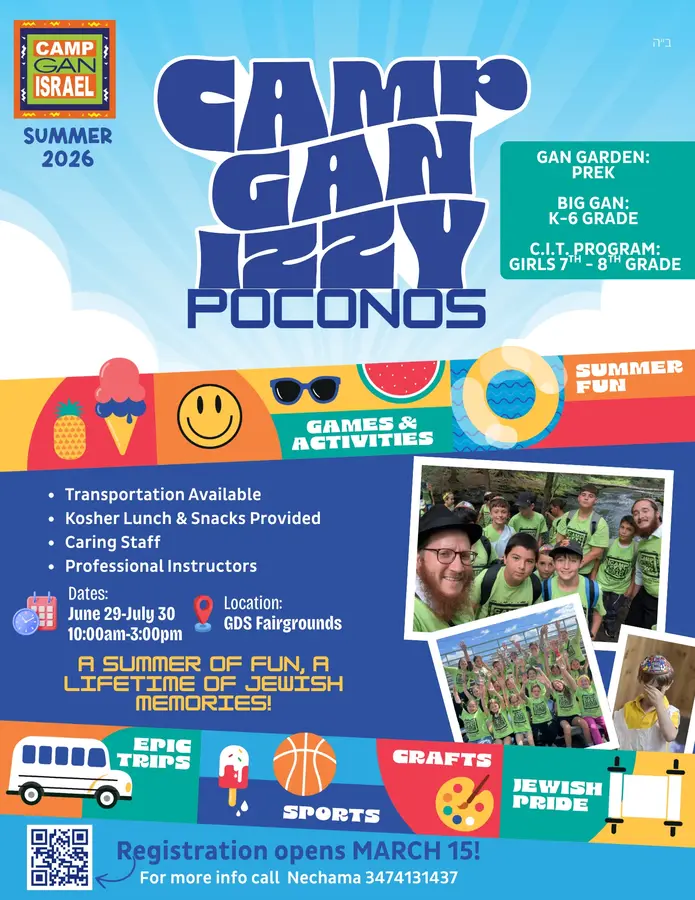 Gan Izzy Poconos 2026! Counting down for summer fun! Chai Fest! A day of JEWISH FAMILY FUN!!!