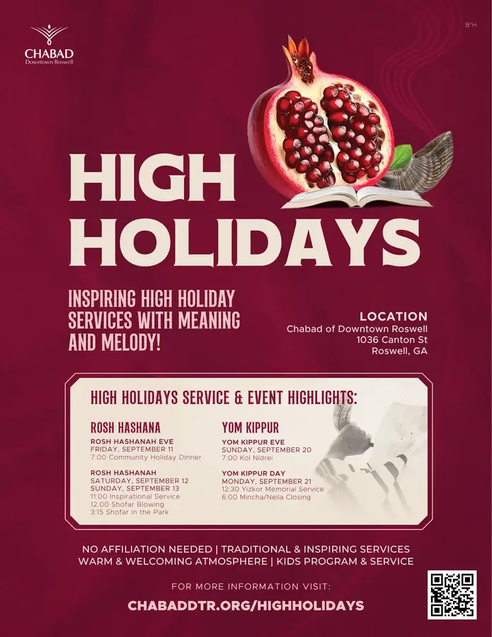 High Holidays Registration Rosh Hashana Dinner Shofar in the Park Break the Fast