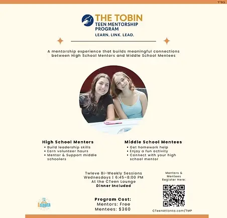 The Tobin Teen Mentorship Program