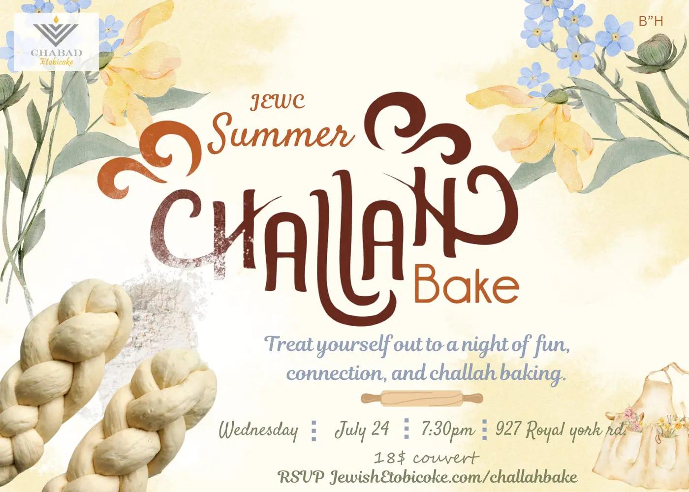 Summer Challah Bake