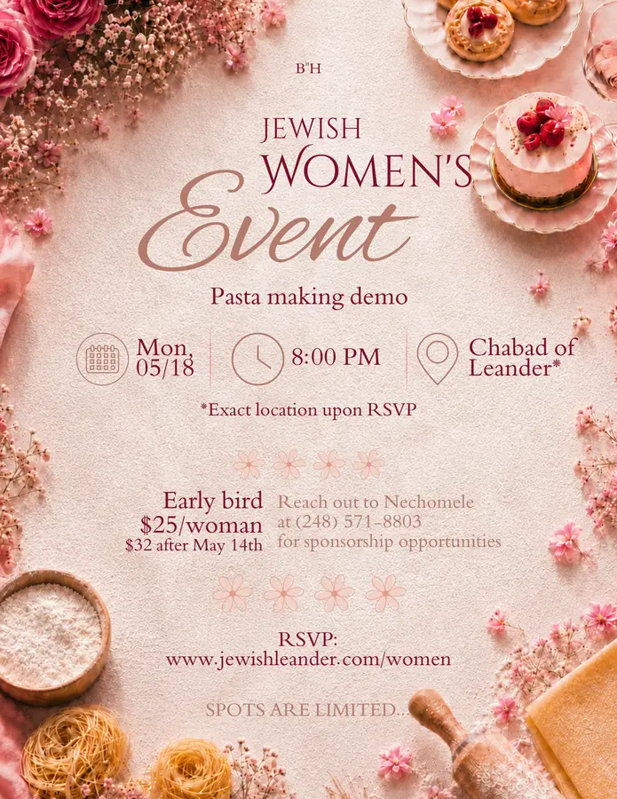 Jewish Women's Pasta Demo