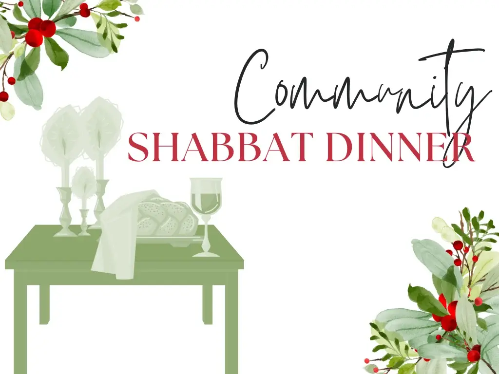 Rosh Hashanah Join us to celebrate Rosh Hashanah with a warm community dinner and a meaningful shofar service.