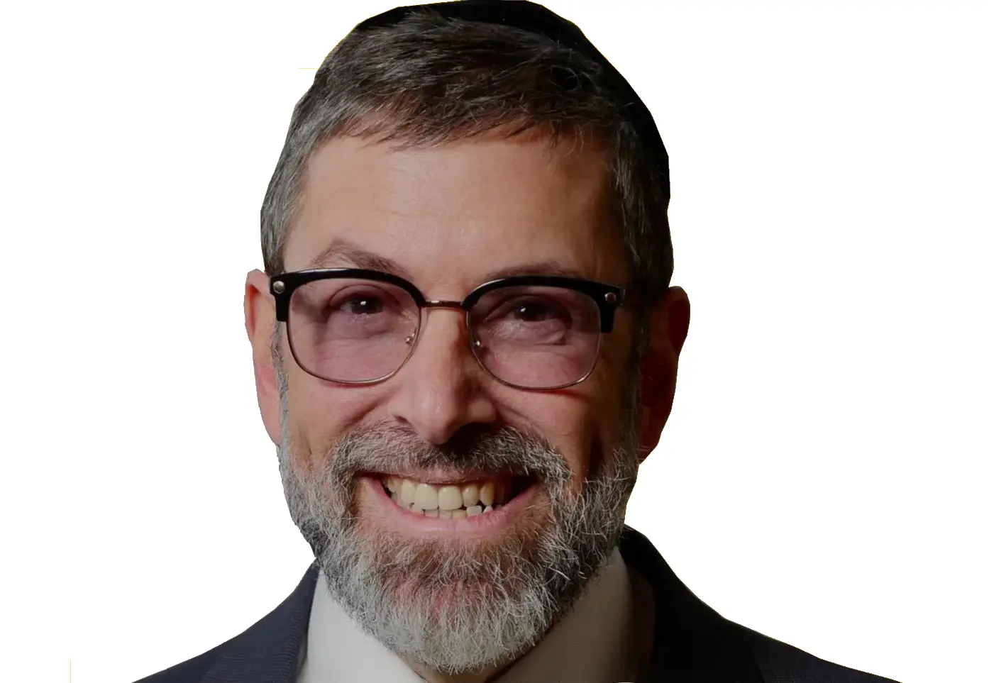 Smiling man with glasses and a beard