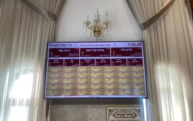 הנצחת יקירים שנפטרו והקדשת שיעורים ותפילות לעילוי נשמתם בלוח הזיכרון של בית חב"ד 050-430113