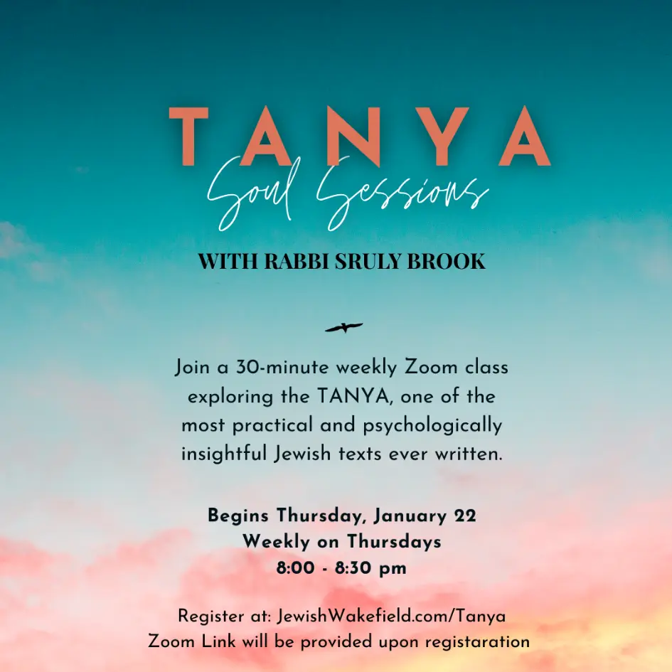 Virtual Tanya Class - Thursdays