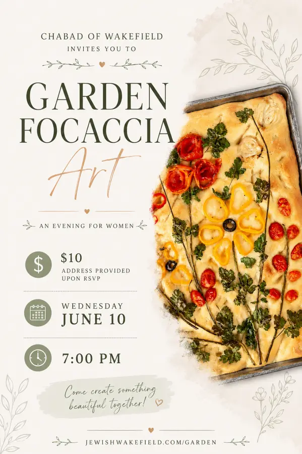 Garden Focaccia Art