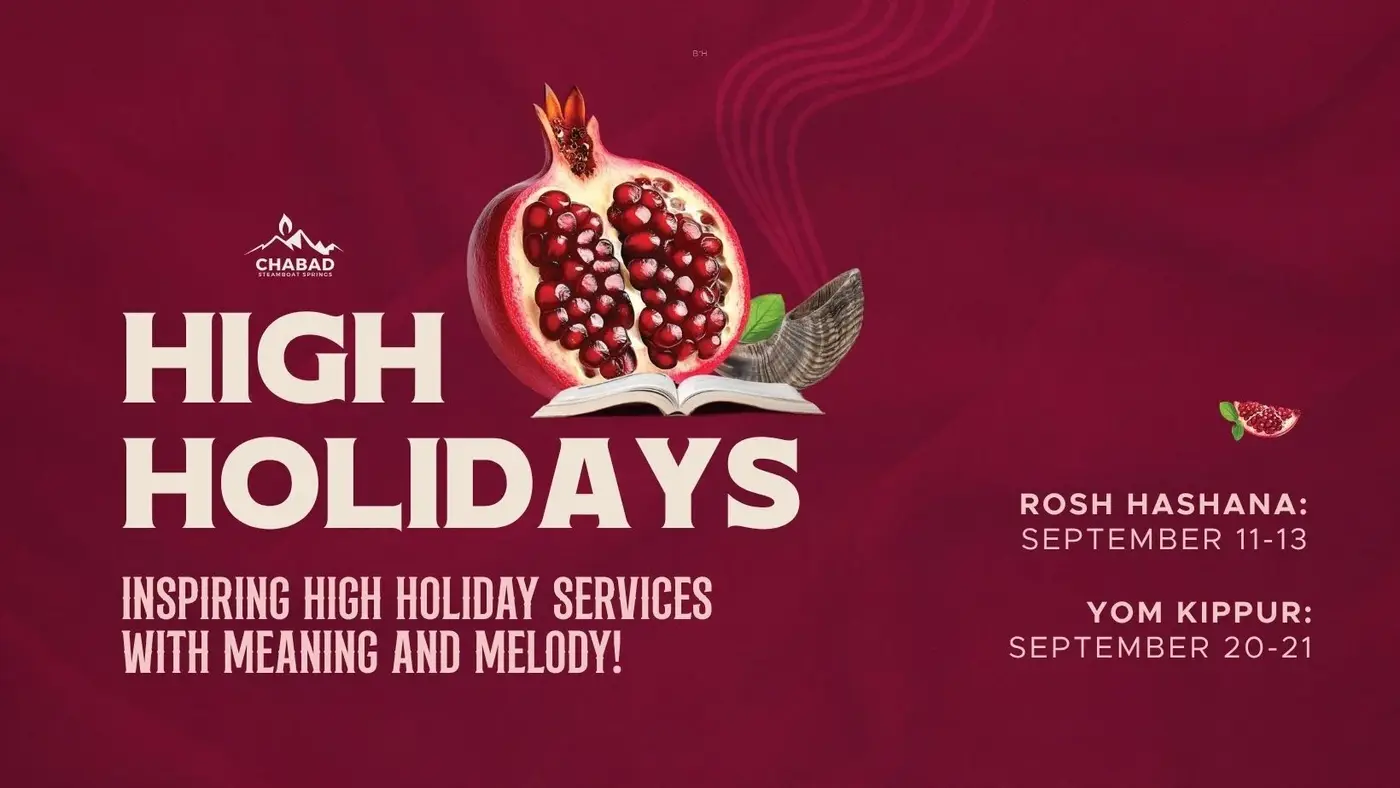 High Holidays 2026 Chabad Jewish Center of Steamboat Springs