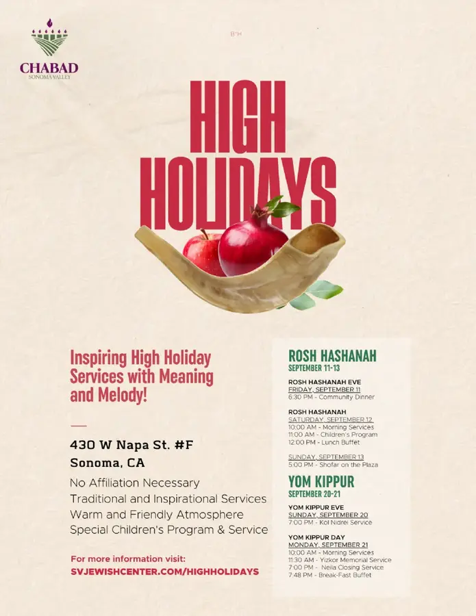High Holidays RSVP here