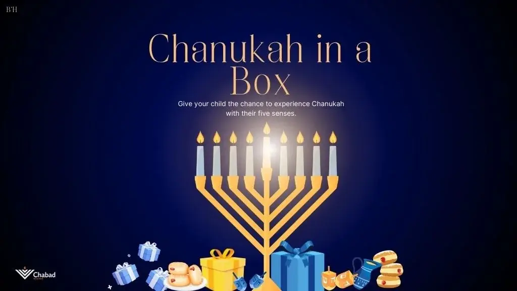 Chanukah in a box - a sensory experience