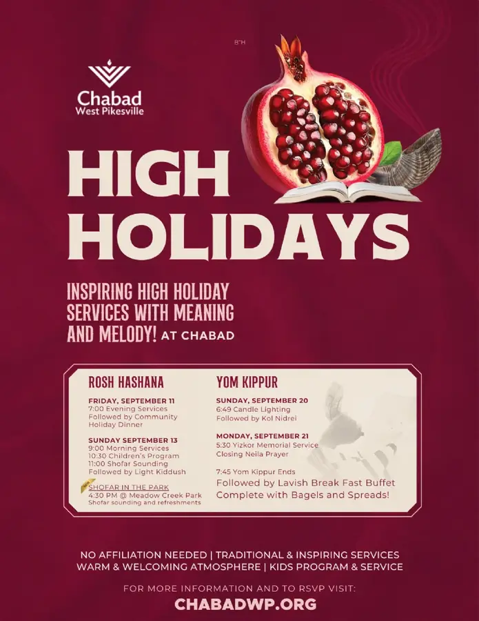 High Holiday Reservations