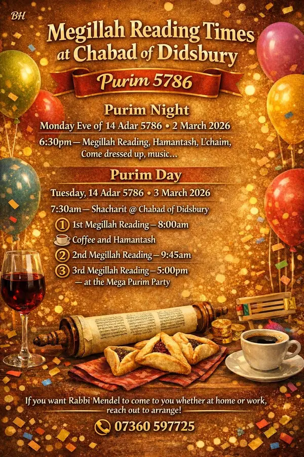 More in this section Magical Purim Party