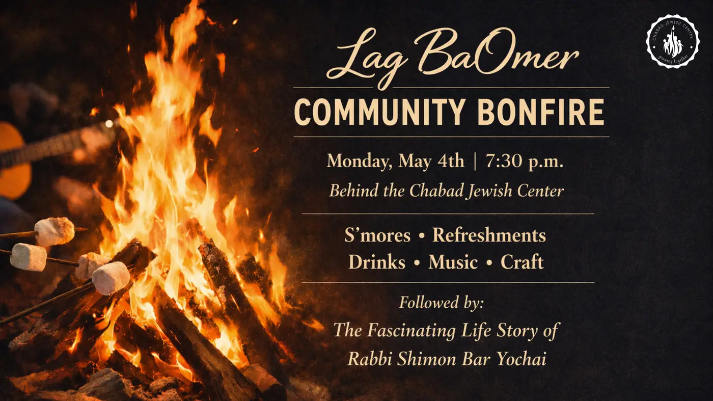 Join us for a warm and uplifting Lag BaOmer Community Bonfire on