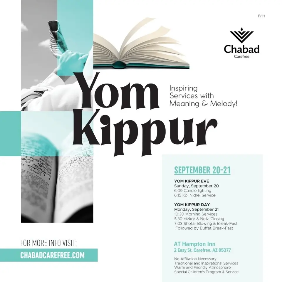 Yom Kippur Services with Chabad of Carefree