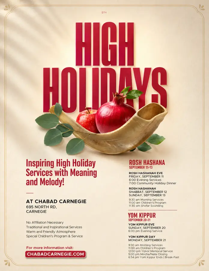 High Holidays Services