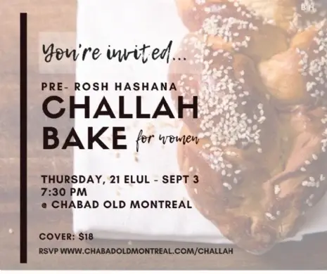 Pre-Rosh Hashana Challah Bake
